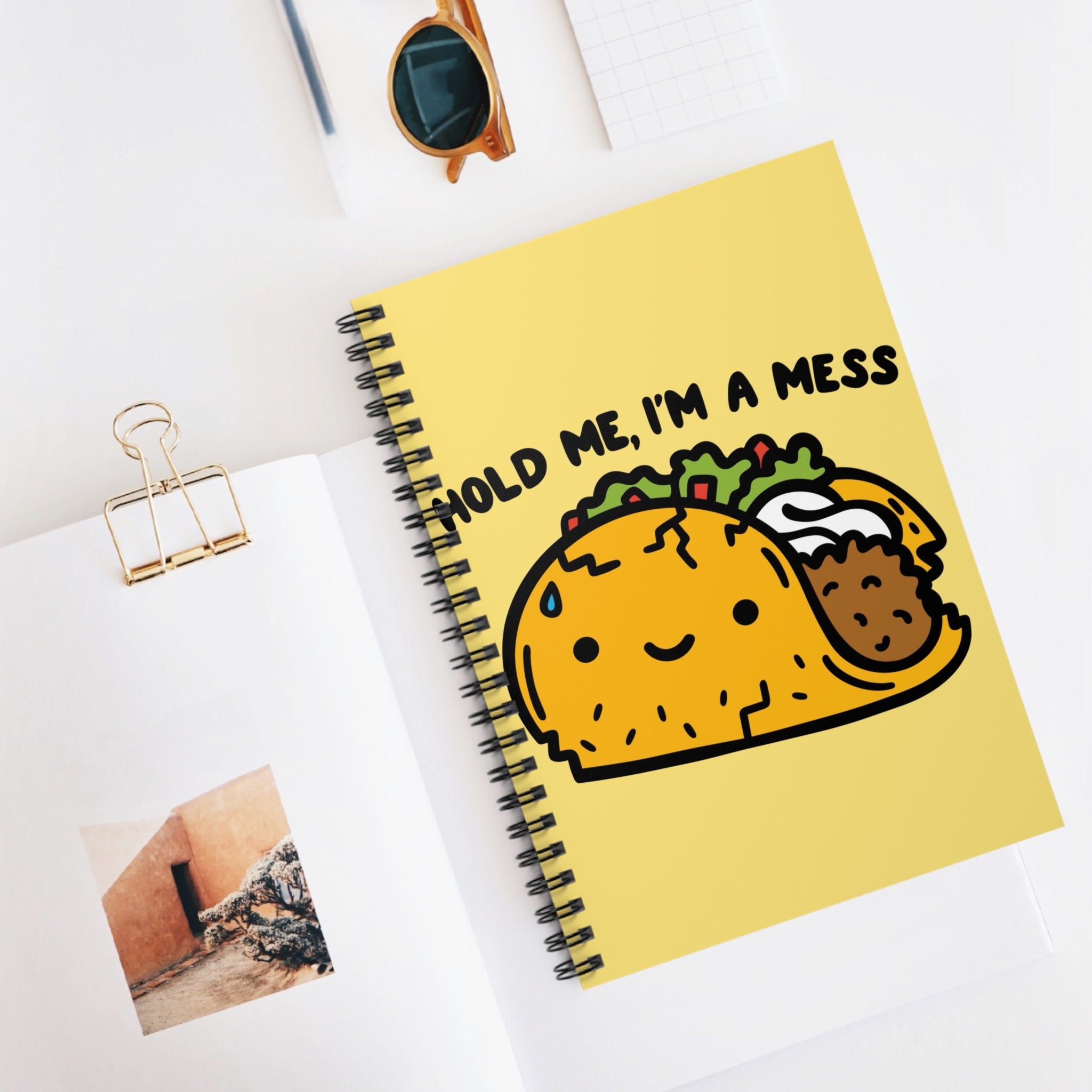 Hold Me, I’m A Mess A5 Lined Notebook