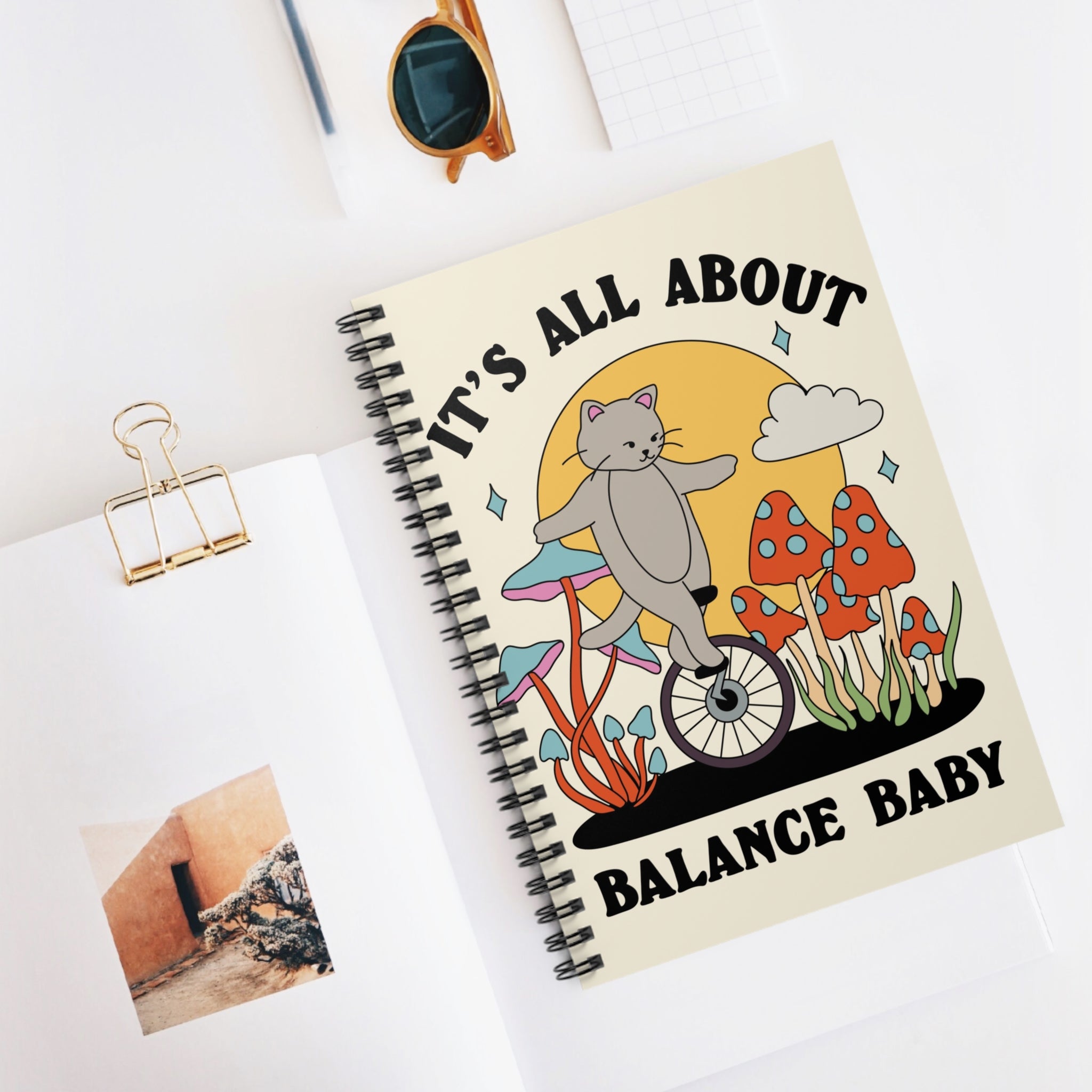 It’s All About Balance Baby A5 Lined Notebook