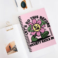 Let’s Do This Before Anxiety Kicks In A5 Lined Notebook