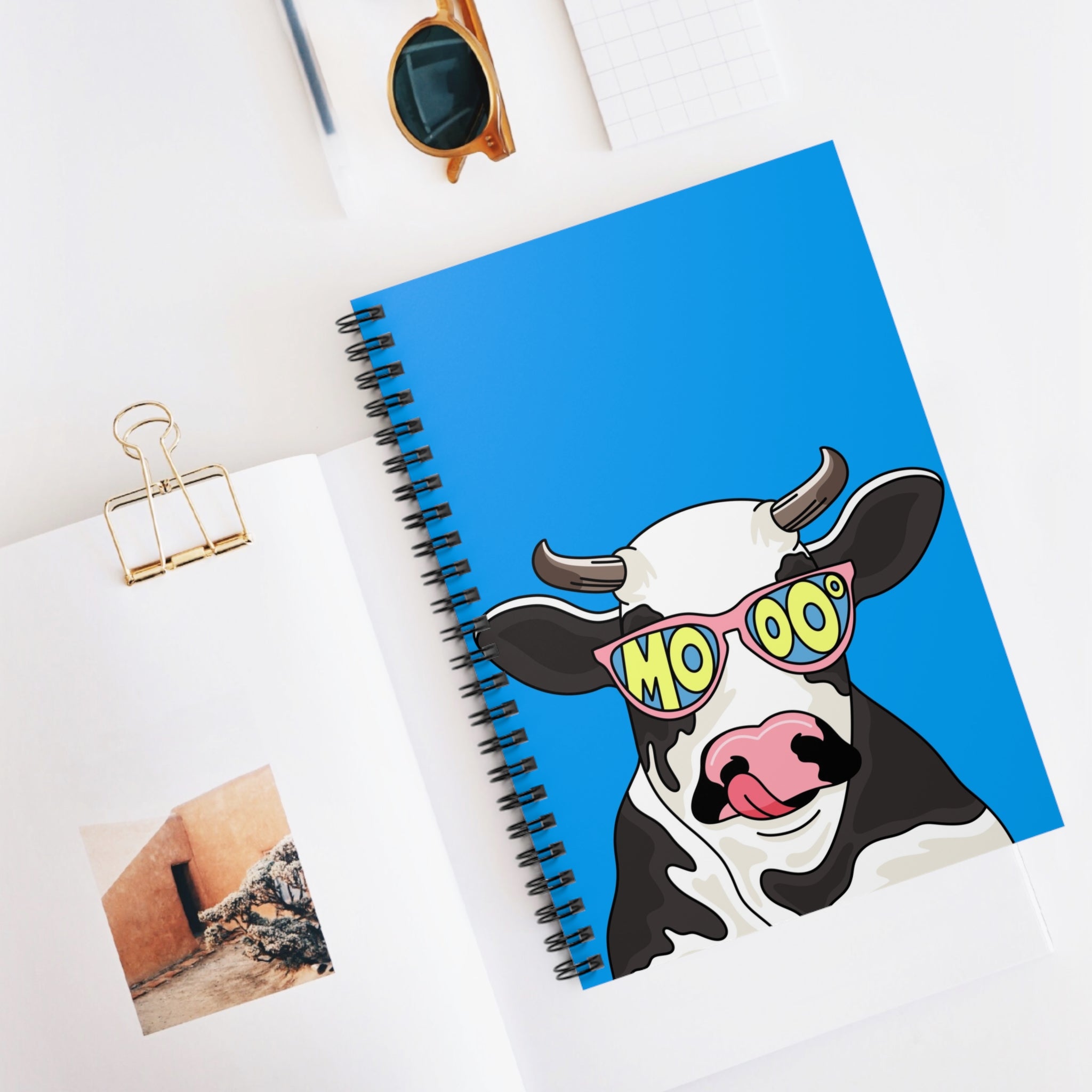 Moooo A5 Lined Notebook
