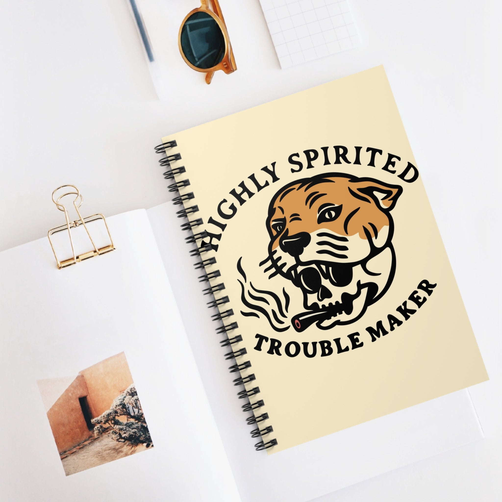 Highly Spirited Trouble Maker A5 Lined Notebook