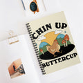 Chin Up Buttercup A5 Lined Notebook