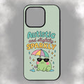 Autistic And Slightly Sparkly iPhone Rubber Phone Case