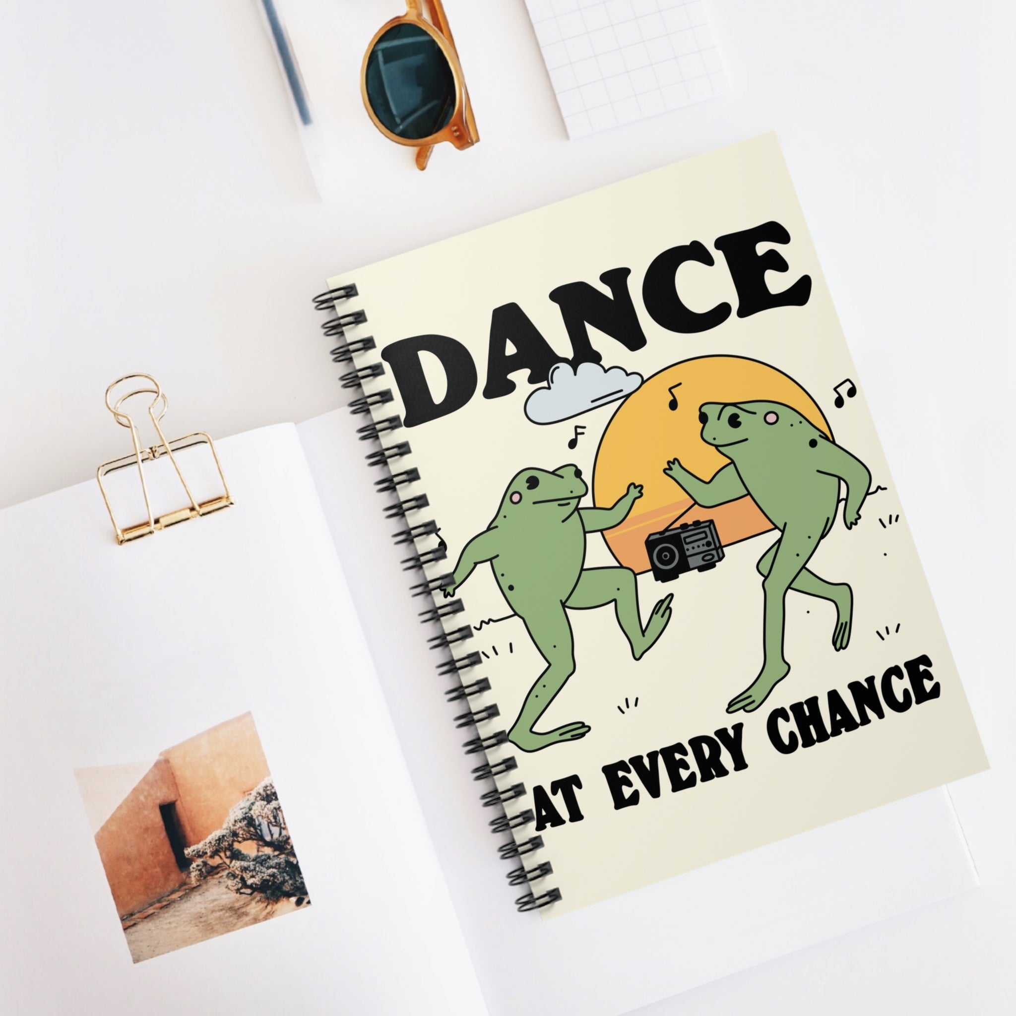 Dance At Every Chance A5 Lined Notebook