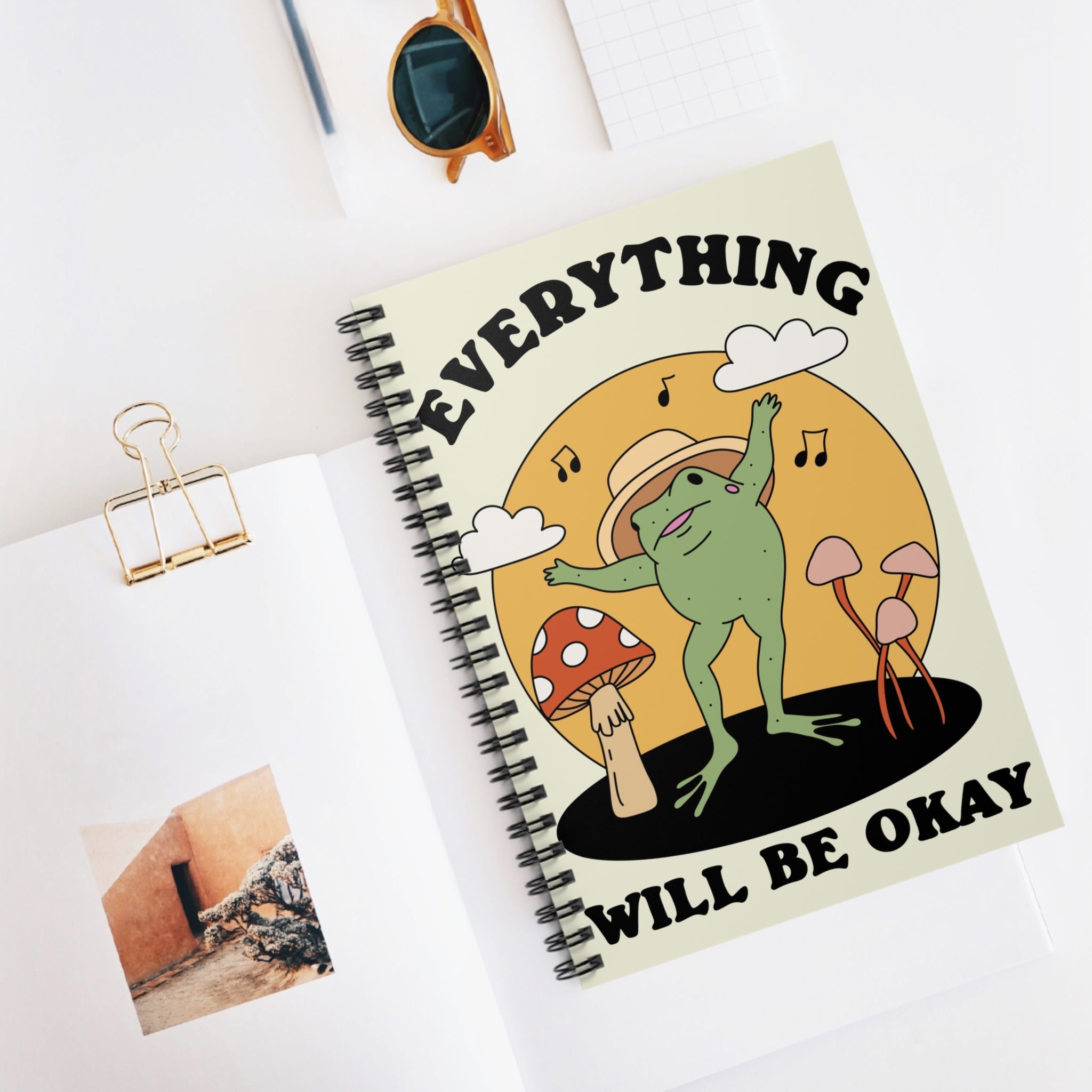 Everything Will Be Okay A5 Lined Notebook
