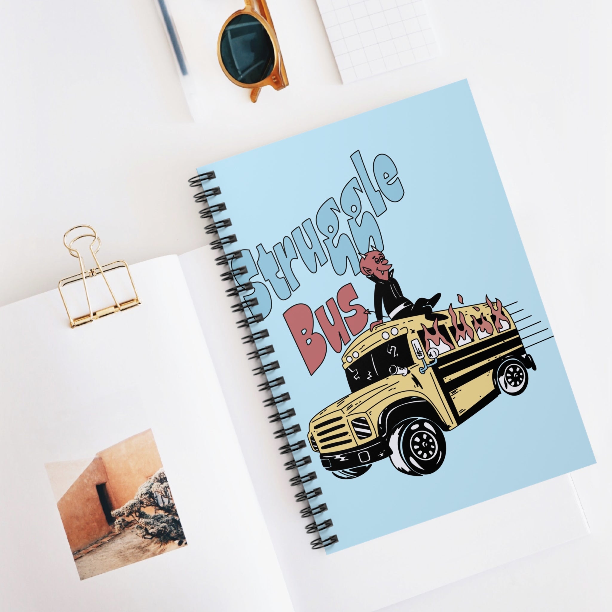 Struggle Bus A5 Lined Notebook