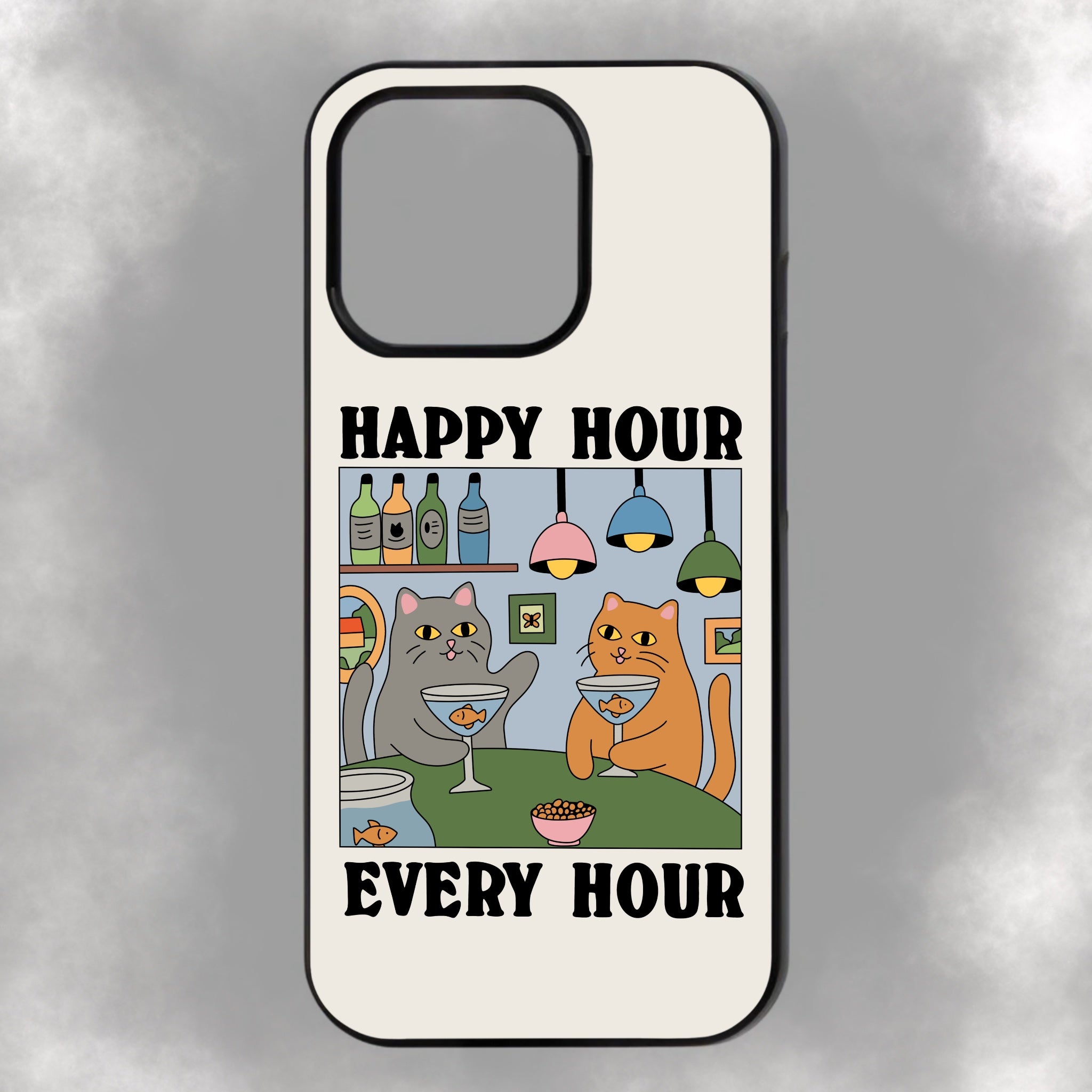 Happy Hour Every Hour iPhone Rubber Phone Case