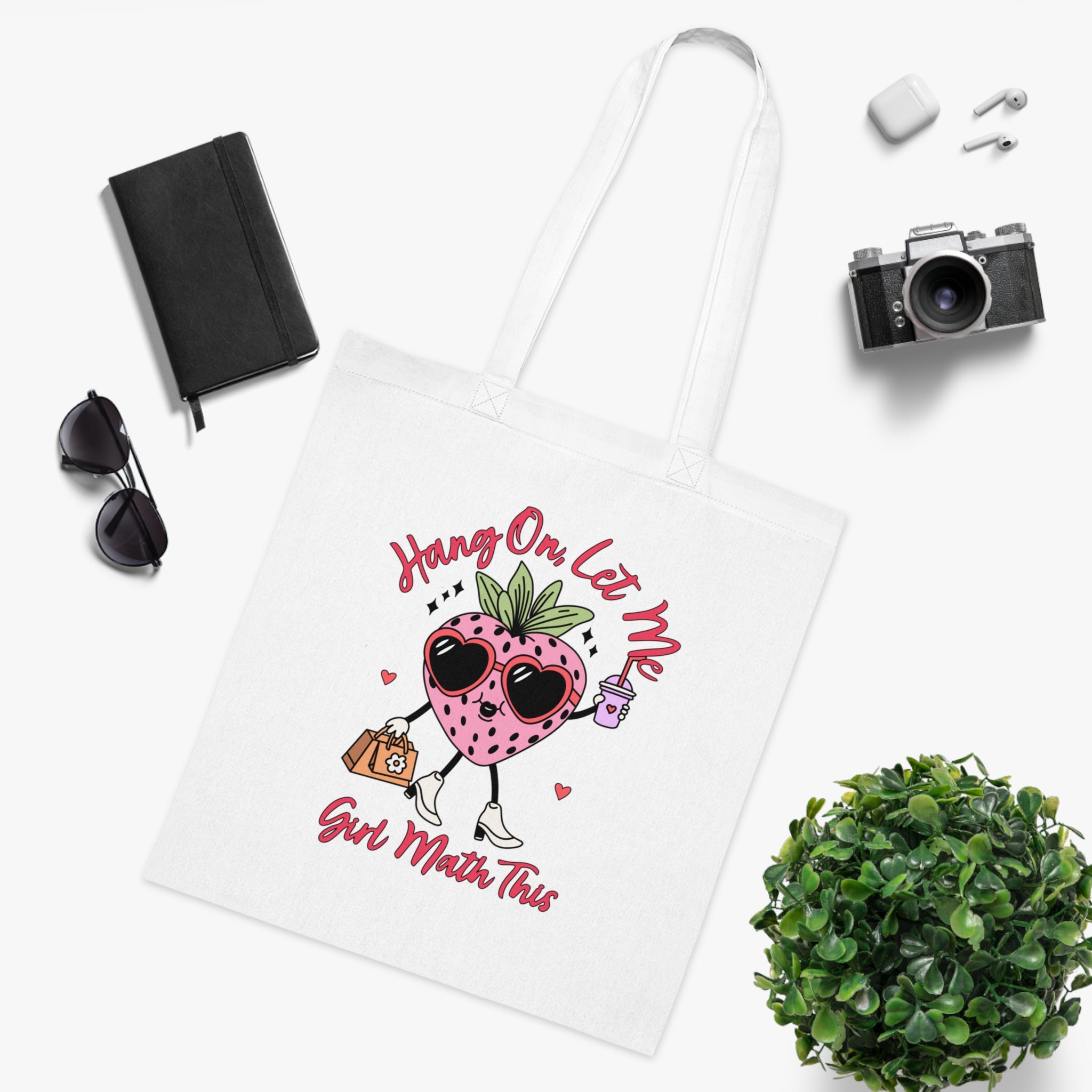 Hang On, Let Me Girl Math This White Tote Bag