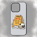 Caution Don’t Fall In Love, And Die iPhone Rubber Phone Case