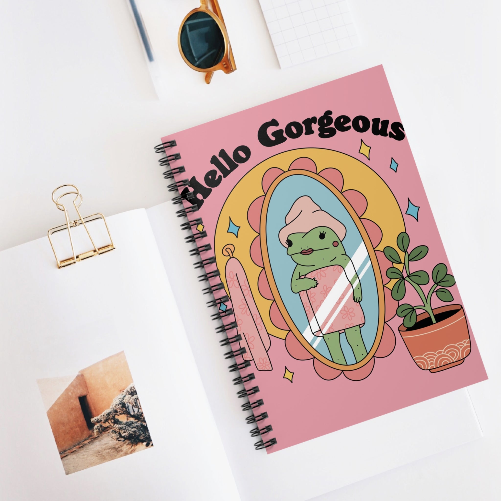 Hello Gorgeous A5 Lined Notebook
