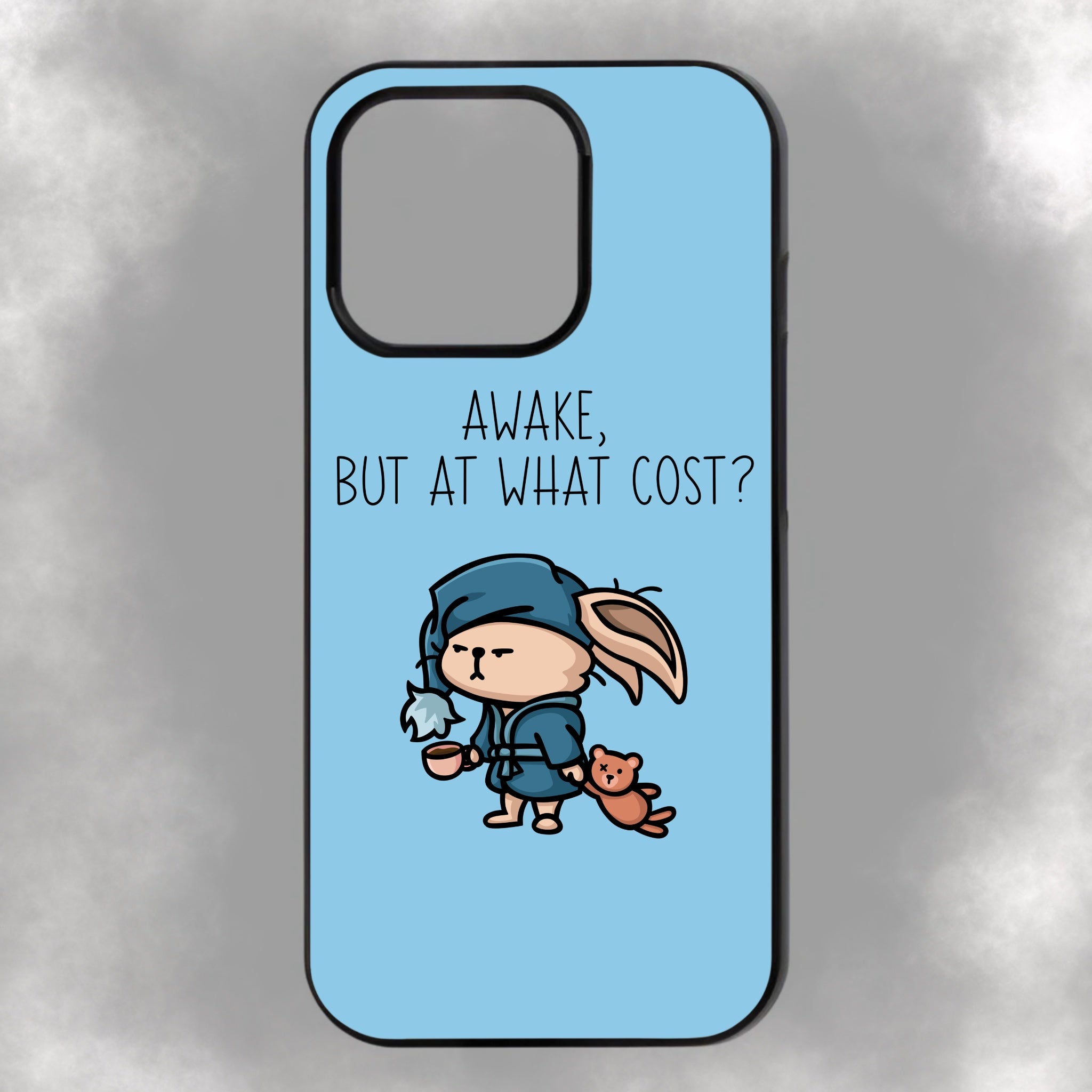 Awake, But At What Cost? iPhone Rubber Phone Case