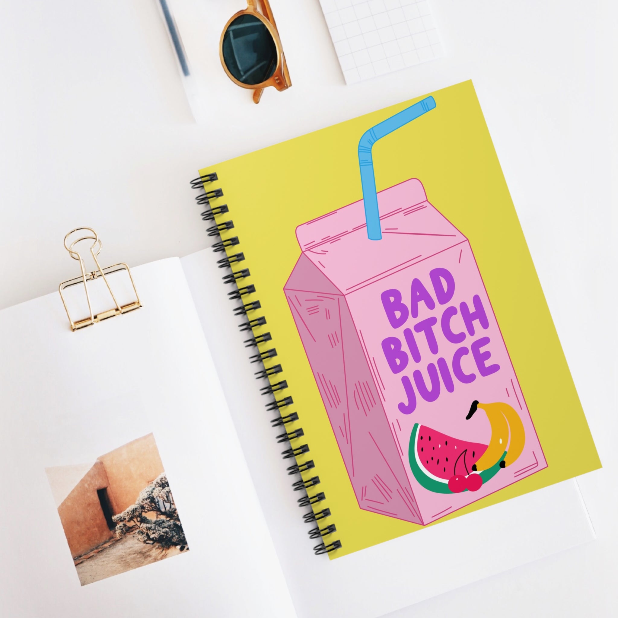 Bad Bitch Juice A5 Lined Notebook