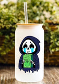 Anti Anxiety Juice 12oz Frosted Glass Tumbler