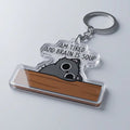Am Tired And Brain Is Soup Acrylic Keyring