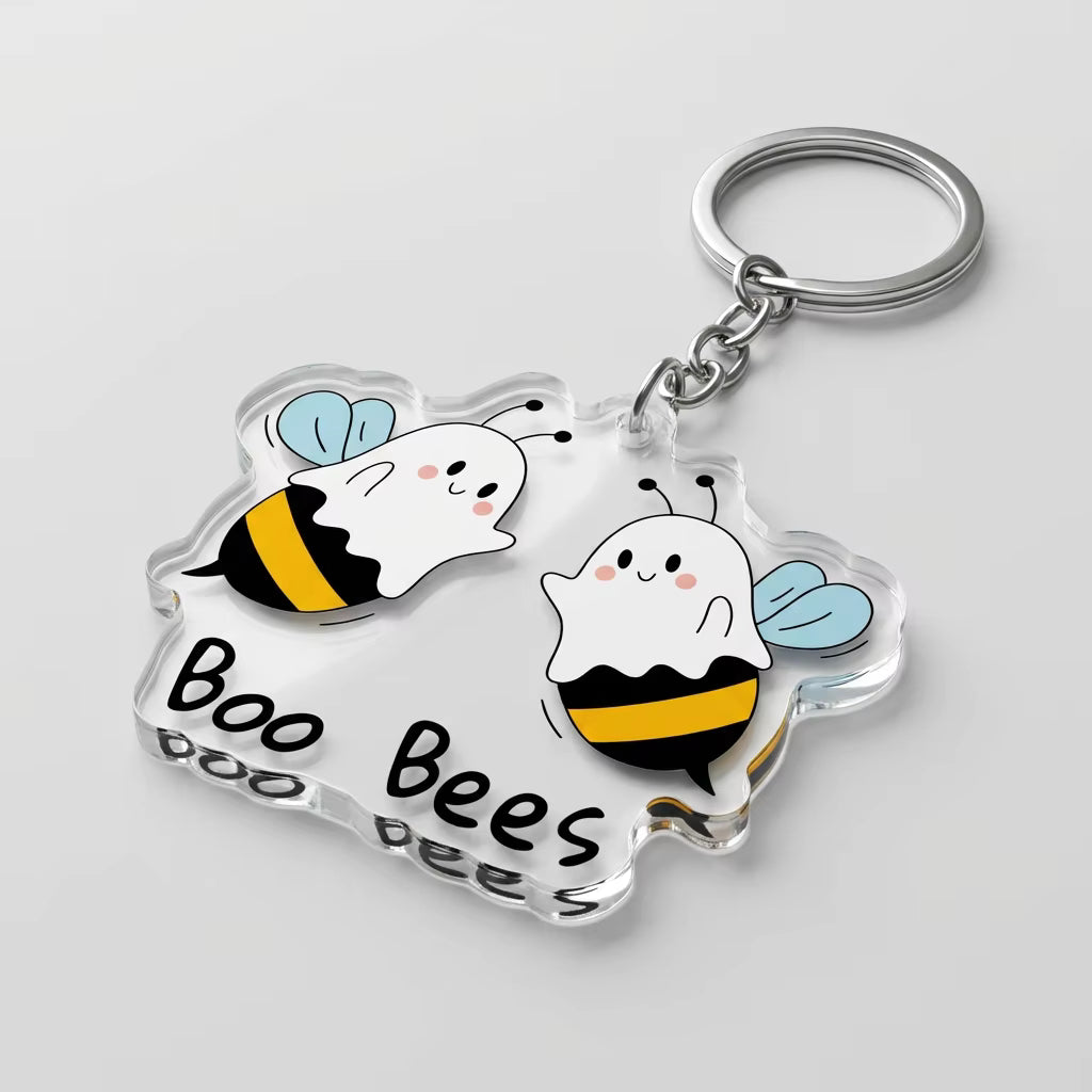 Boo Bees Acrylic Keyring