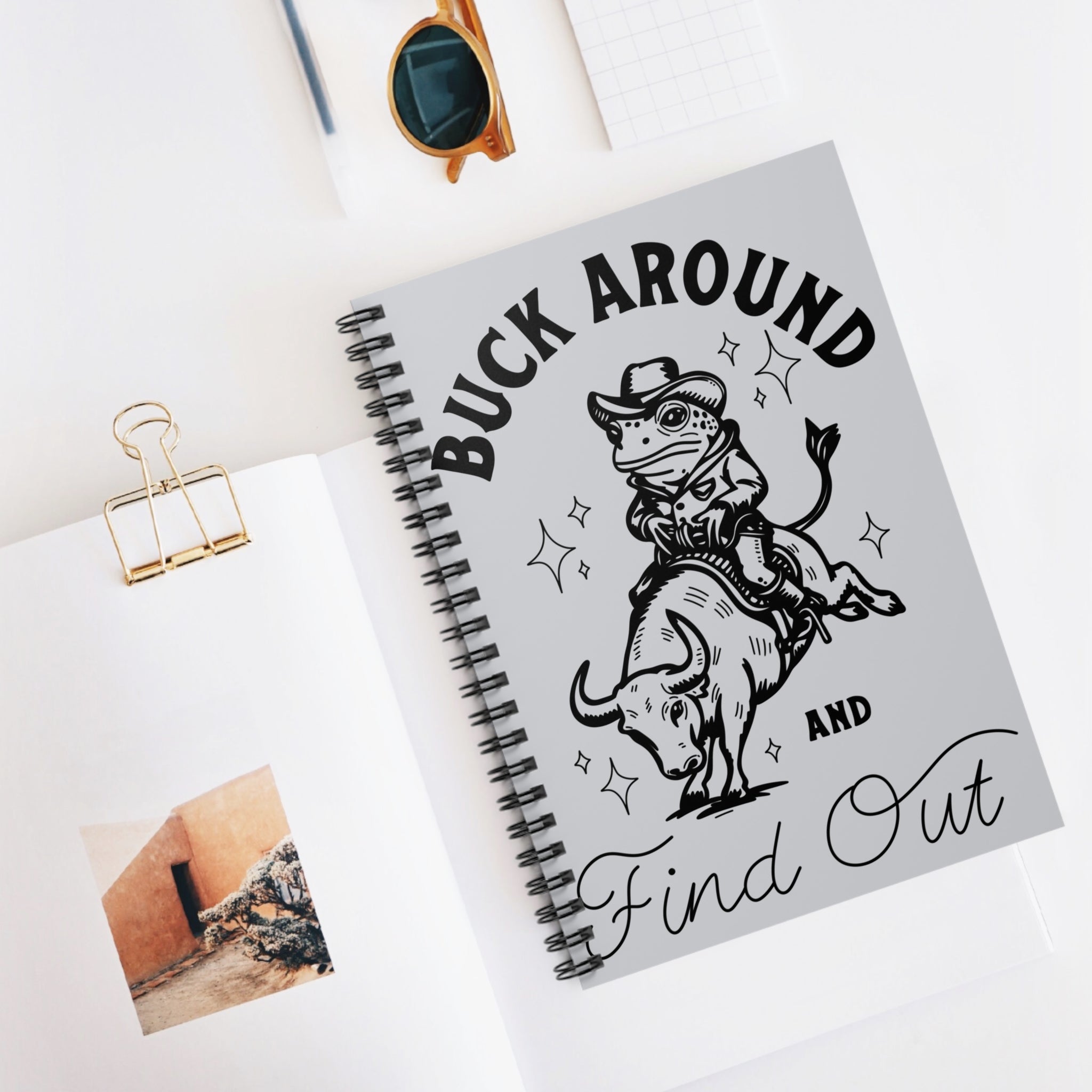 Buck Around And Find Out A5 Lined Notebook