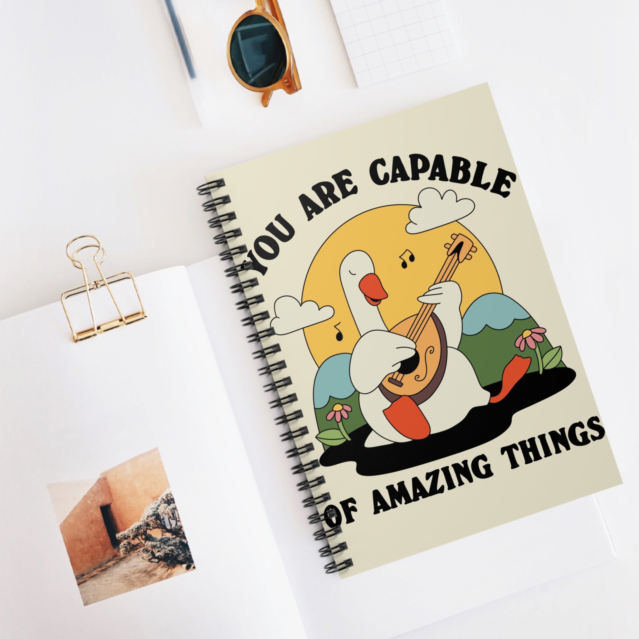 You Are Capable Of Amazing Things A5 Lined Notebook