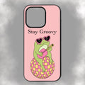 Stay Groovy iPhone Rubber Phone Case