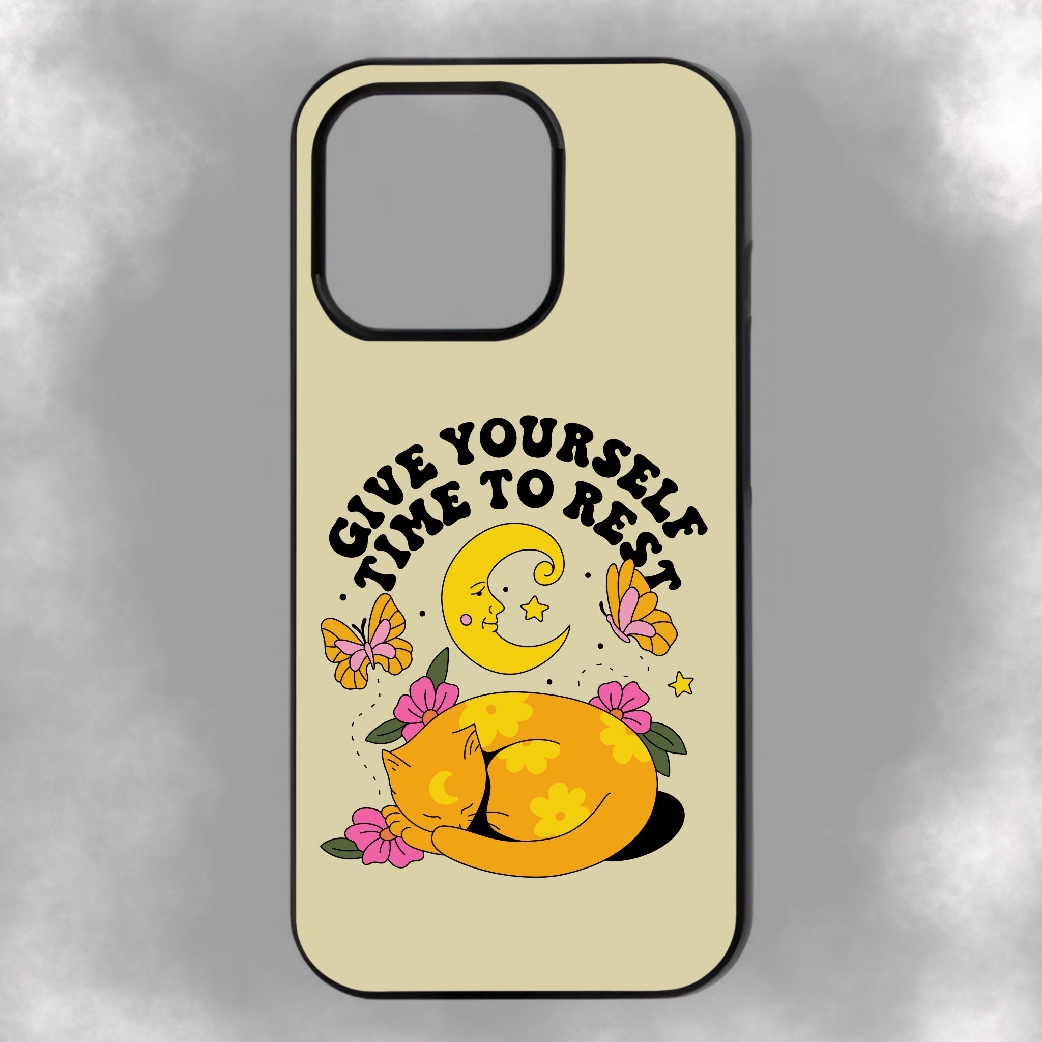 Give Yourself Time To Rest iPhone Rubber Phone Case