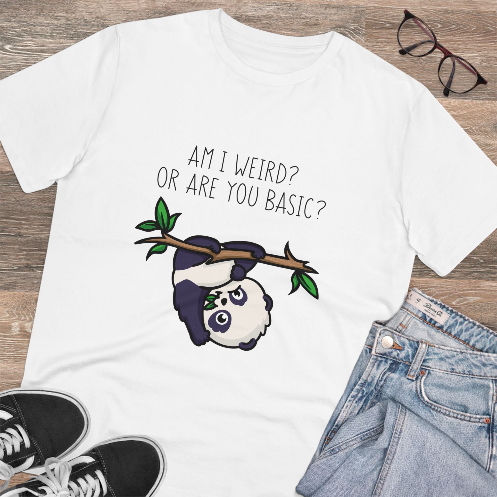 Am I Weird? Or Are You Basic? Unisex T-Shirt