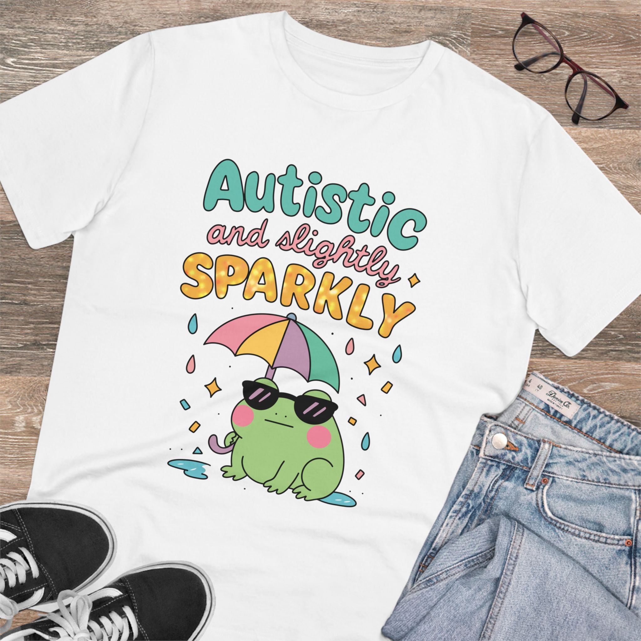 Autistic And Slightly Sparkly Unisex T-Shirt