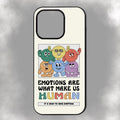 Emotions Are What Make Us Human iPhone Rubber Phone Case