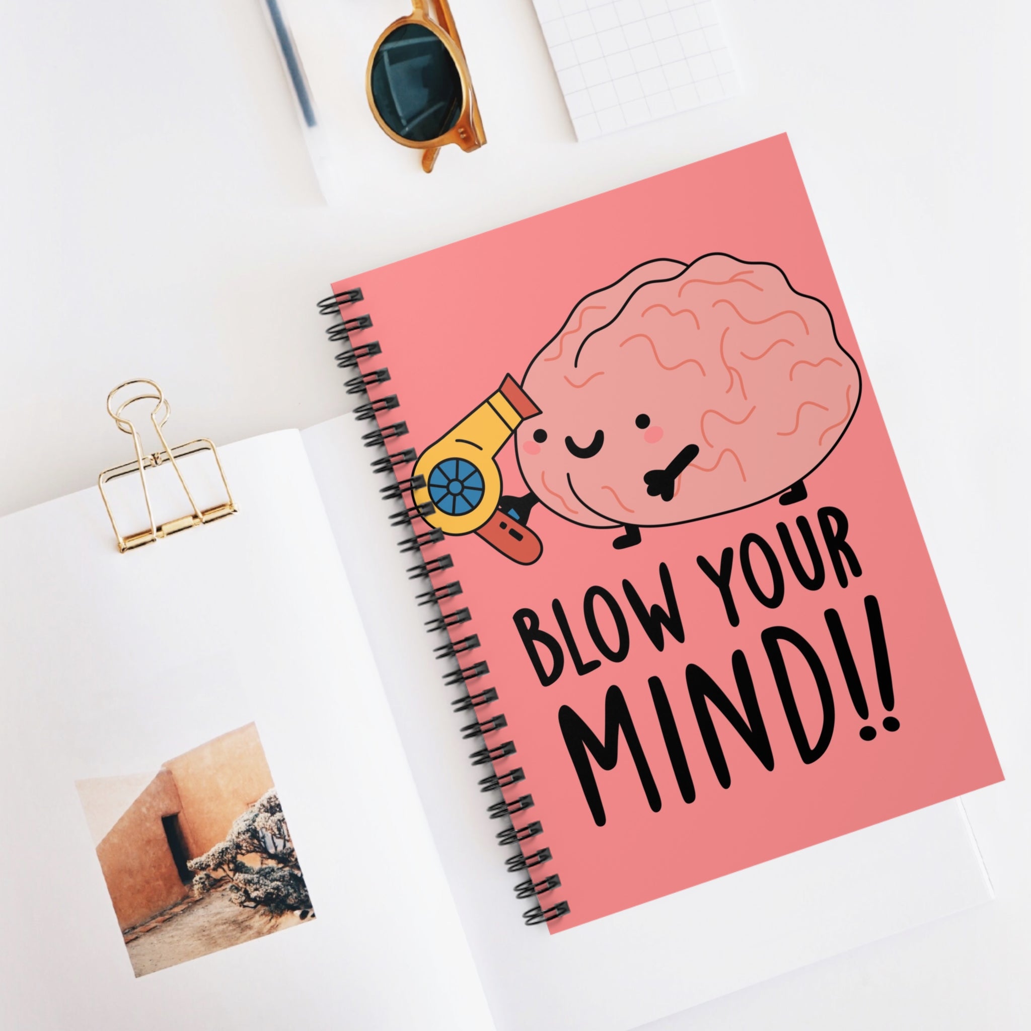 Blow Your Mind!! A5 Lined Notebook