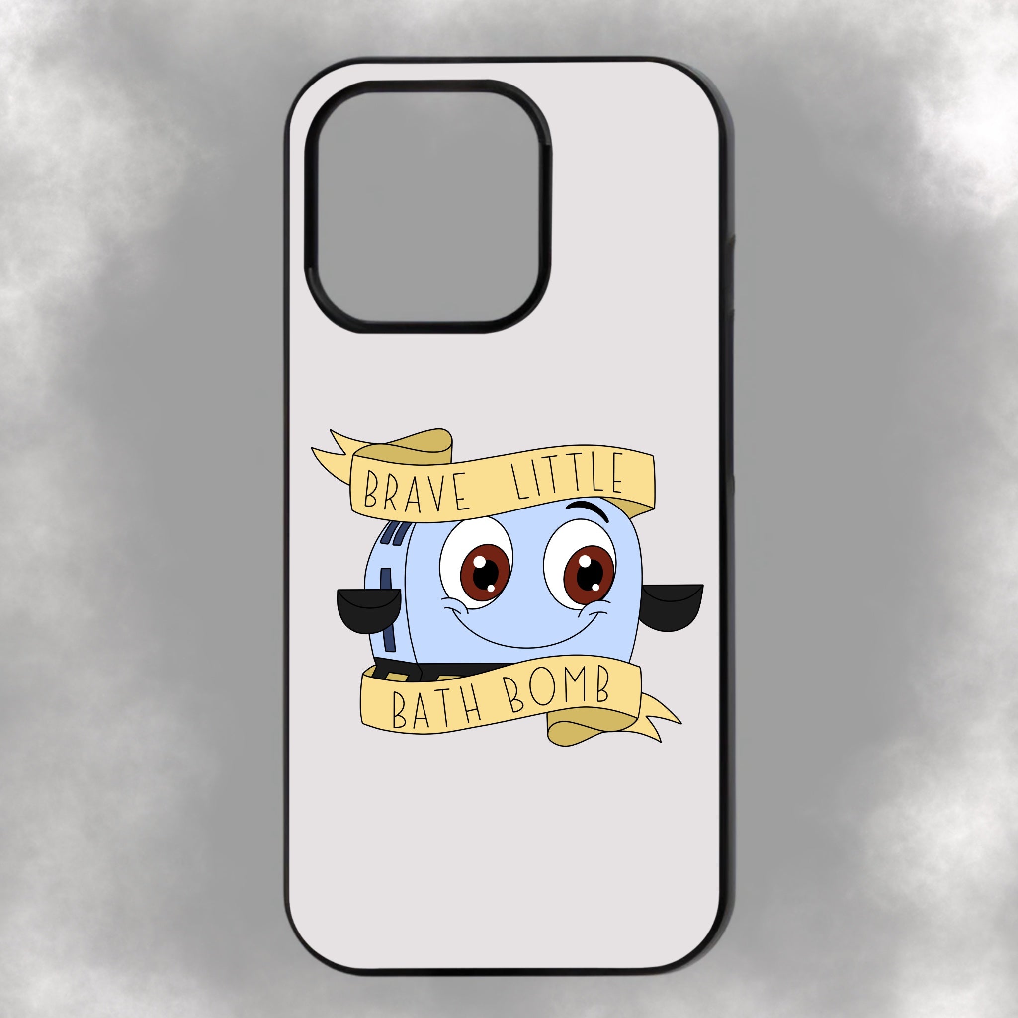 Brave Little Bath Bomb iPhone Rubber Phone Case