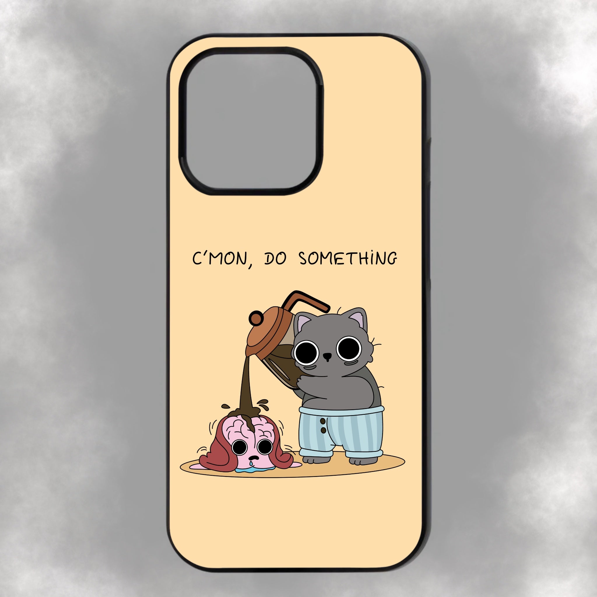 C’mon, Do Something iPhone Rubber Phone Case