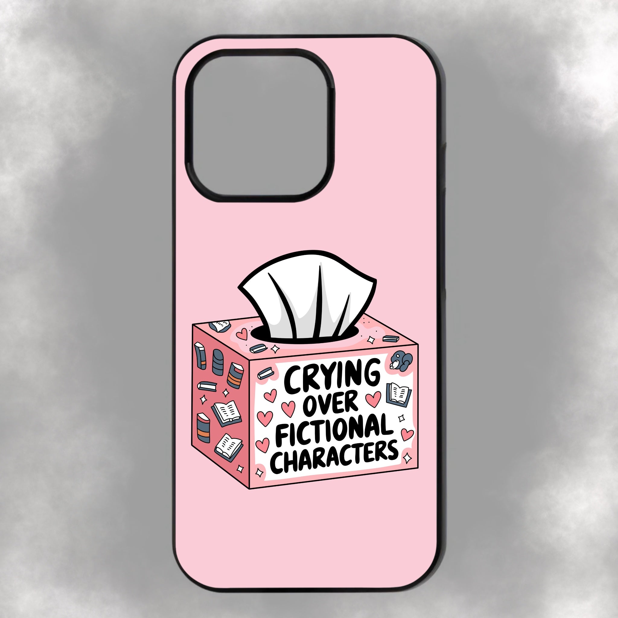 Crying Over Fictional Characters iPhone Rubber Phone Case