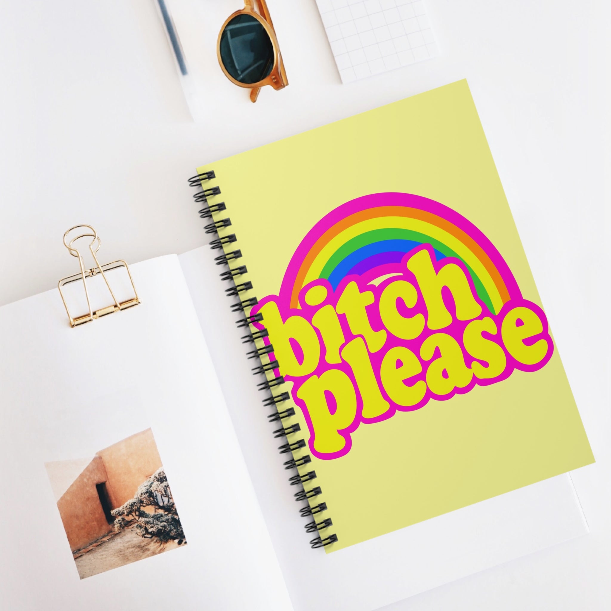 Bitch Please A5 Lined Notebook